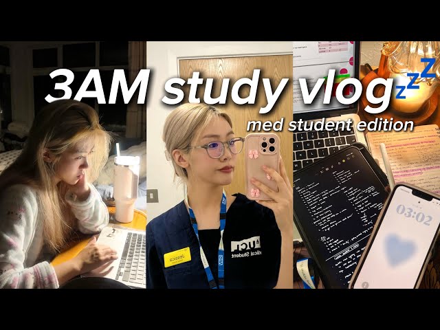 3AM Study Vlog📚💤: work hard play hard life of a London medical student