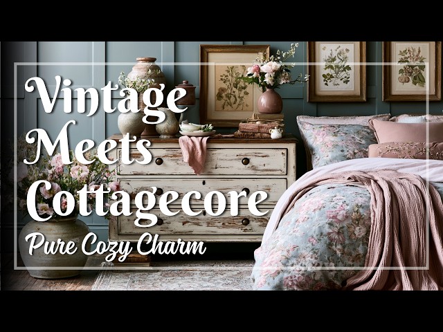 Cottagecore Meets Vintage: Cozy, Whimsical Decorating Ideas for a Storybook Home