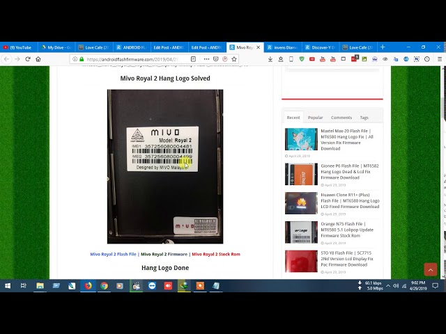 Mivo Royal 2 Flash File | MT6580 6.0 Hang Logo Fix Dead Recovery | Firmware Download