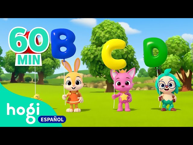 🎈¡Explotemos los globos de alfabeto! + Canción del ABC | Canciones para Niños | Hogi en español