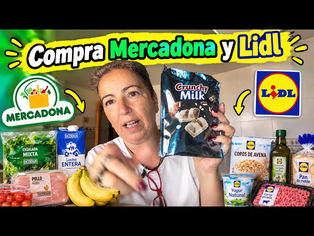 Mercadona and Lidl Haul 🛒😵‍💫💶 Big family! With prices 😉