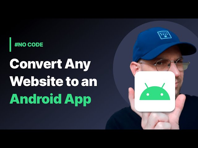 Convert Any Website Into an Android App | No Code using Webview