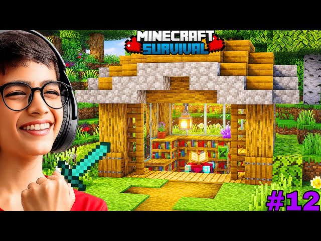 ULTIMATE ENCHANTMENT ROOM IN MINECRAFT SURVIVAL | DAY 12