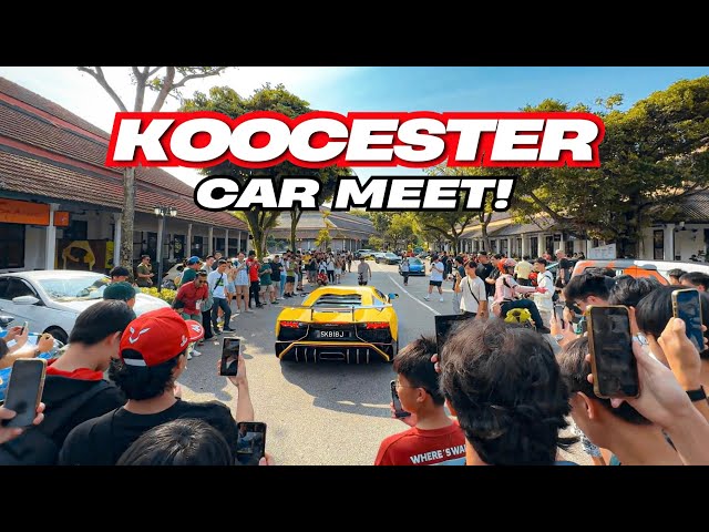 Koocester Car Meet BRINGS THE CROWD to Dempsey Hill, Singapore!