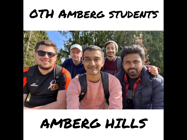 Hiking in the Amberg Alps || OTH Amberg students || Beautiful Bavarian hills || 4K