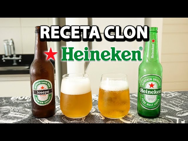 🍺🍺 How to make homemade Heineken beer 🟩 Craft Lager beer recipe