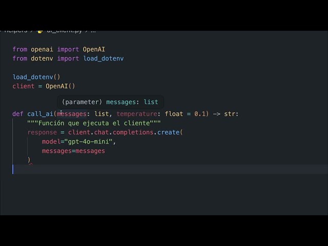 [S3/L07] Python: Applied Artificial Intelligence - Helper: Creating a Client