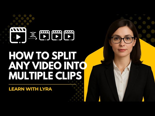 How to Split Any Video into Multiple Clips | Fast FFmpeg Tutorial for Beginners