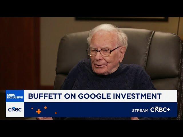 Warren Buffett: I initiated Berkshire Hathaway's investment in Alphabet