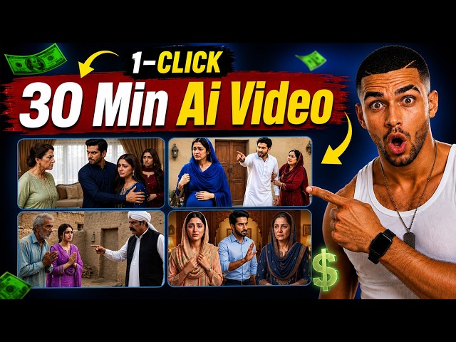 How To Create Long AI Videos FREE 🔥 30 Mins Realistic + Dialogues 🔥 AI  Video kaise banaye