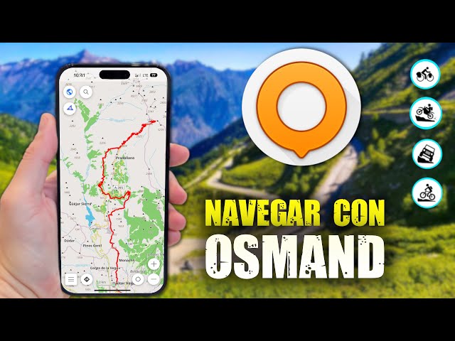 OSMAND Tutorial. Navigation with phone in MOTORCYCLE and OFFLINE