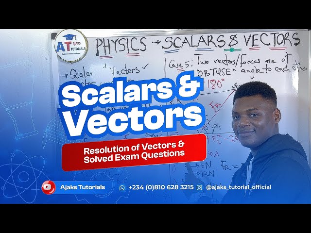 Resolution of Vectors dismantled by AJAKS | 2026 JAMB Physics Full lesson  
