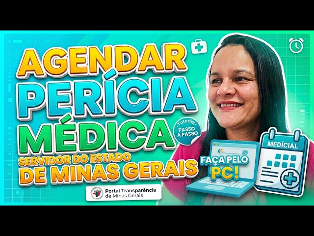 Agendar Perícia Médica Servidor do Estado MG pelo PC .