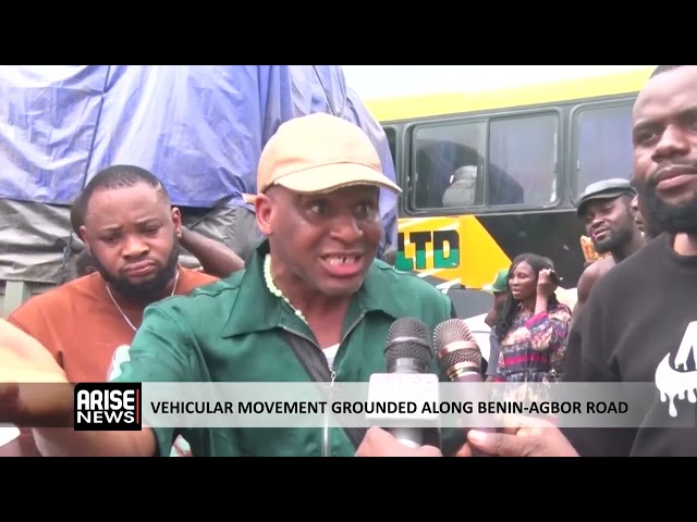 Vehicular Movement Grounded Along Benin-Agbor Road 