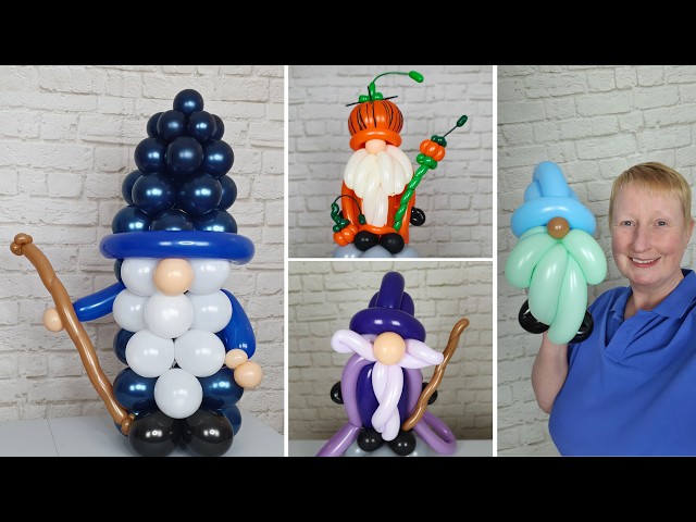 Wizard Balloon Tutorial Collection - 4 Magical Designs