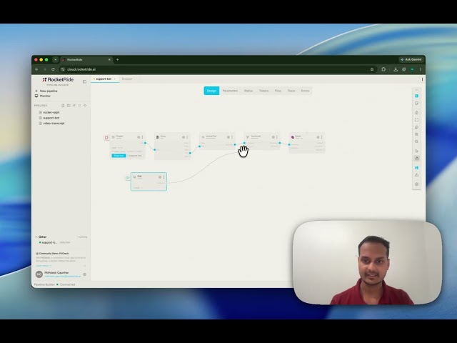 How to Build an AI Support Bot on RocketRide Cloud | Answers From Your Own Docs