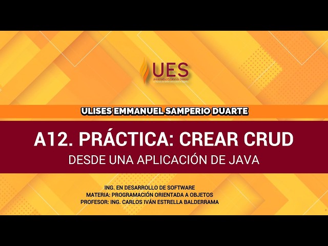 A12. POO - Práctica CRUD