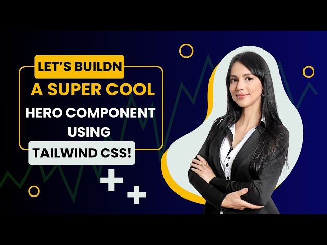 Building a Super Cool Hero Component with Tailwind CSS Made Easy! #shorts