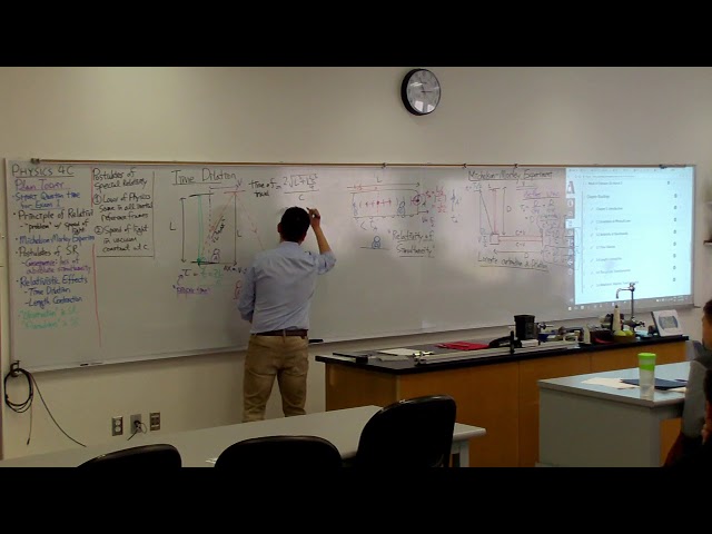 Physics 4C - Thought Experiment 1 - Time Dilation