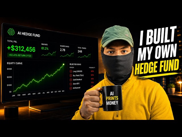 I Built an AI Hedge Fund in My Bedroom (100% Automated)