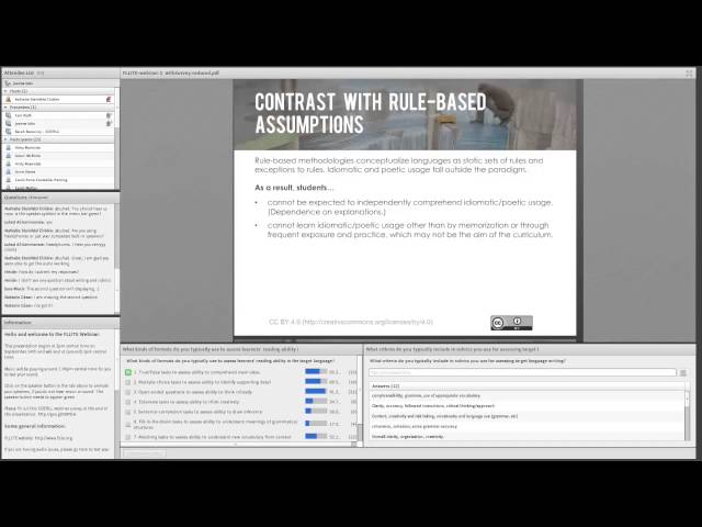 FLLITE Webinar 3: Formative and Summative Assessment Tools for the FLLITE Approach