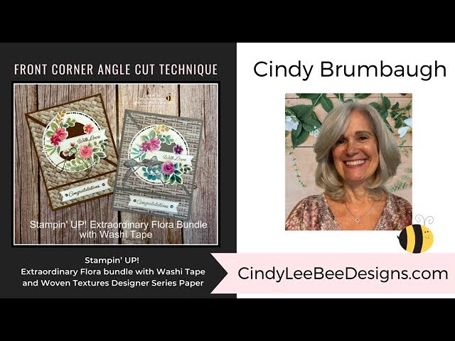 Front Corner Angle Cut Card