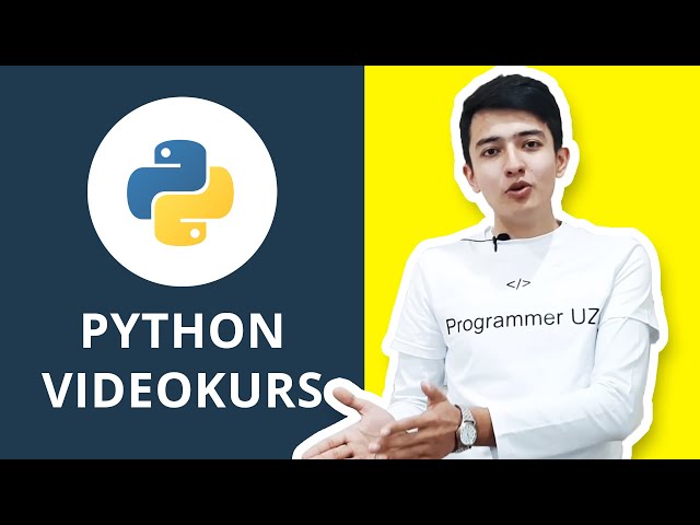 Python dasturlash tili videokursi O'ZBEK TILIDA - O'zimizning reklama 😉