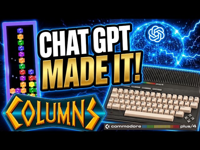 Columns on the Commodore Plus/4: ChatGPT Wrote It!