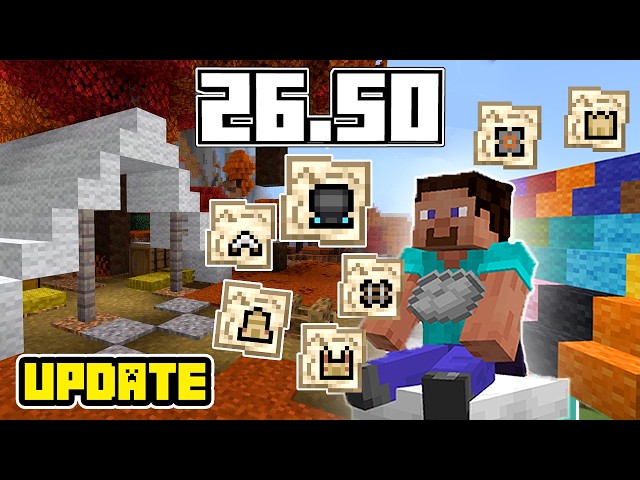 IT'S FINALLY HERE 26.50 OFFICIAL Minecraft Bedrock UPDATE EVERYTHING NEW 26.50 pe