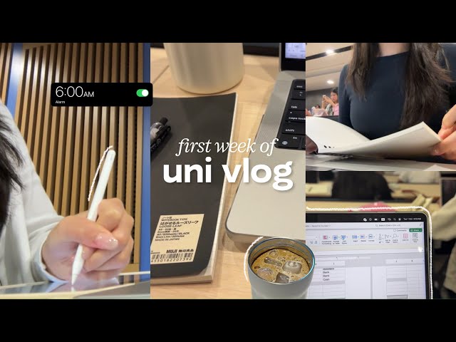 First week of UNI VLOG 📓 in singapore: early lectures, study with me, comfort cooking