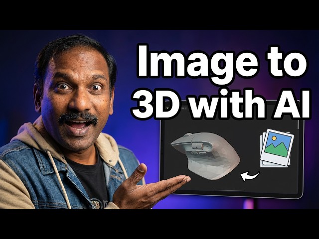 Watch AI Construct a 3D Mouse from Flawed References