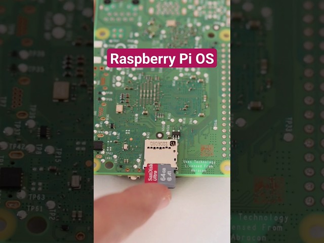MicroSD Card on Raspberry Pi 5 #raspberrypi #linux #shorts
