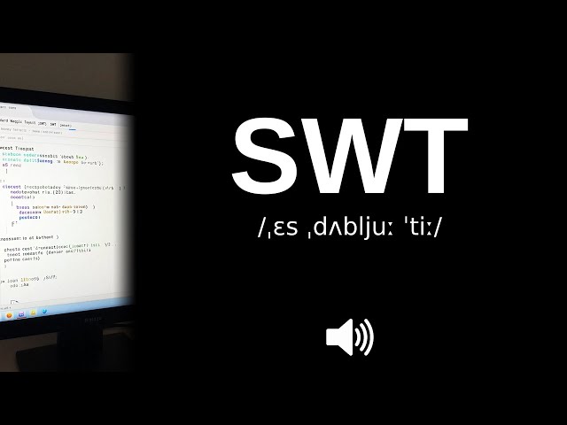 How to pronounce SWT (CORRECTLY!)