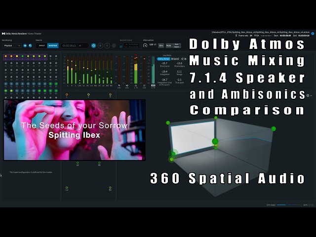 Dolby Atmos Music Mixing - Spitting Ibex - 360 Spatial Audio