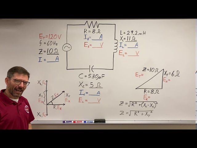 Series RLC, Ohms, Amps, & Volts