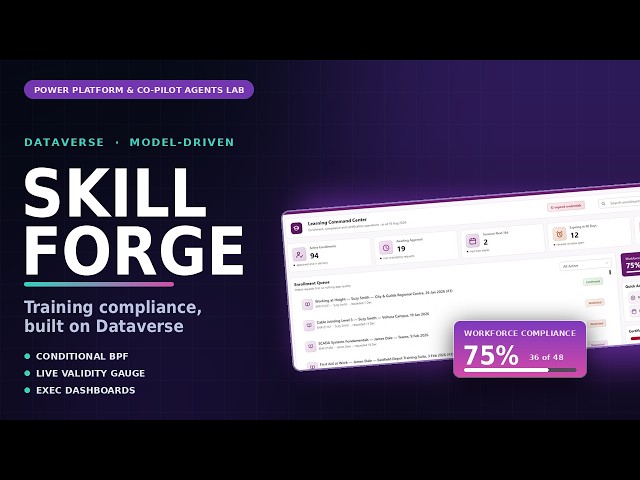 Skill Forge :  Model-Driven App That Tracks Expiring Certifications Automatically(Dataverse)