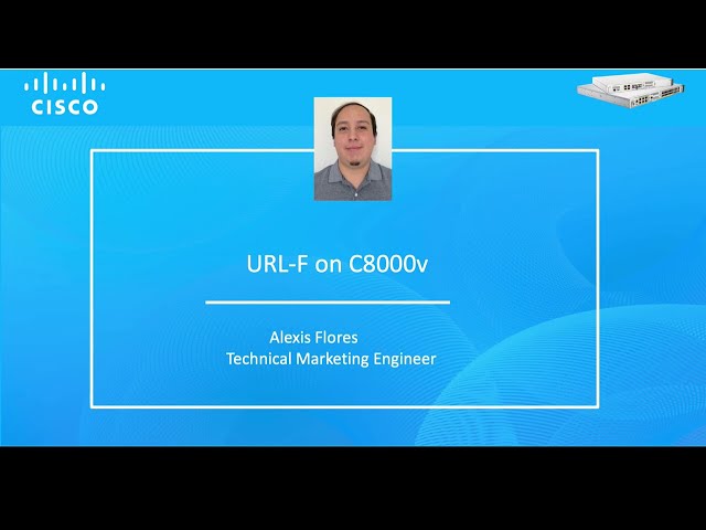 URL Filtering on Catalyst 8000V