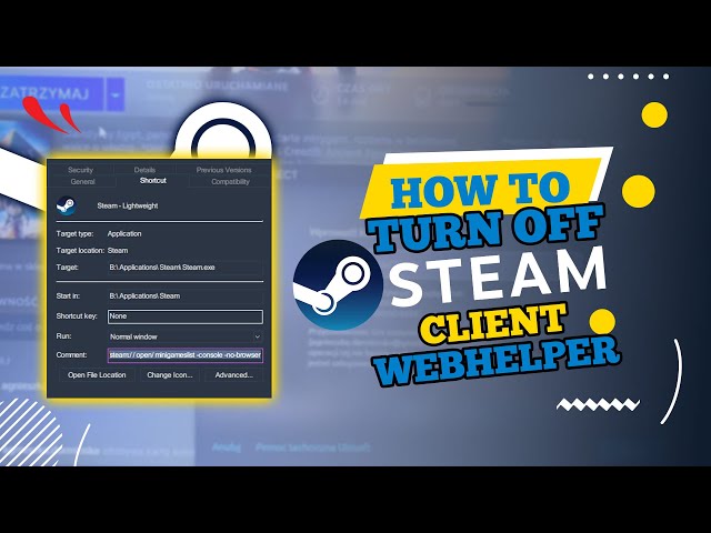 How to Turn Off Steam Client Webhelper (2026)