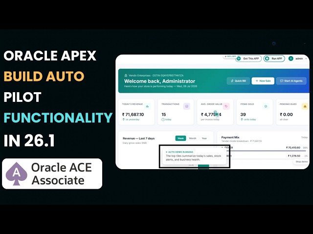 🎯  Build a Auto Pilot Funtionality on Oracle APEX 26.1