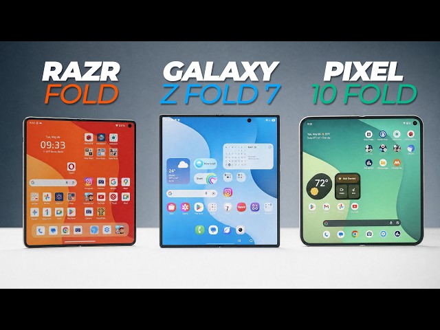 $1,800 Wasted? Z Fold 7 vs Razr Fold vs Pixel 10 Pro Fold!