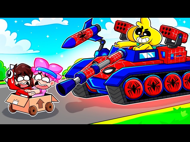 TANQUE NOOB vs TANQUE de SPIDERMAN 😱🤣 DESAFÍO de MIKECRACK, INVICTOR y RAPTOR
