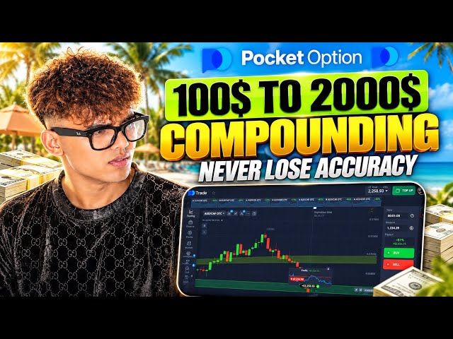 Pocket Option | $100 To $2000 Compounding | Pocket Option Trading Strategy | Binary Trading Strategy