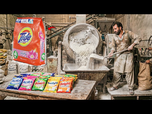 Detergent Washing Powder Making Process | How Clothe Washing Detergent Powder Are Made in a Factory