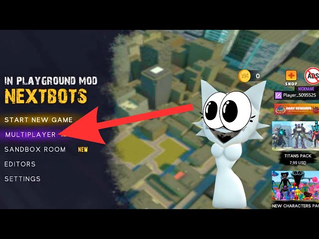 Nextbots In Playground mod NEW Update Multiplayer with ALL Horror Sprunki!