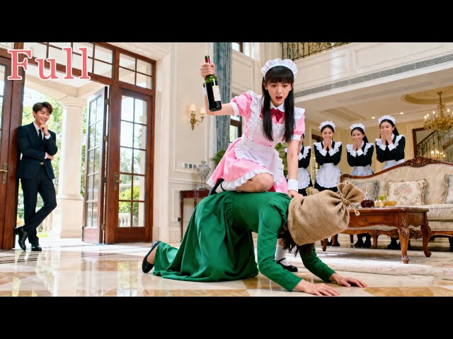 The CEO hadn't laughed in 25 yr—until The maid chase off a villainess with a wine bottle! Smitten!