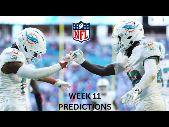 Nfl week 11 game predictions