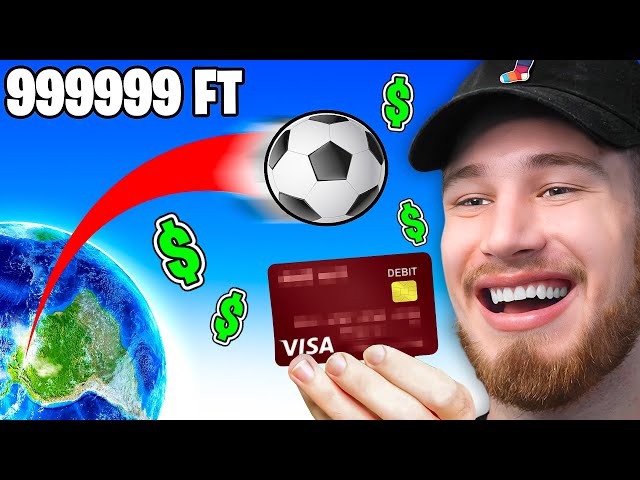 Spending ROBUX for the LONGEST GOAL in Roblox