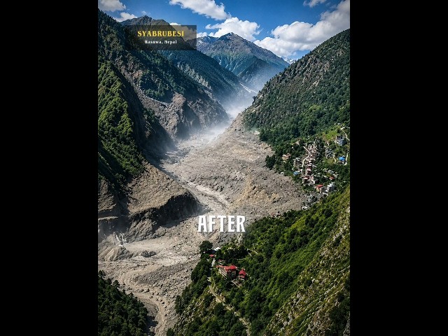 NEPAL FLOOD: BEFORE & AFTER 🇳🇵😭