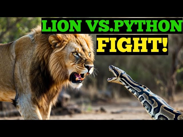 Lion vs Python: Epic Battle for Survival