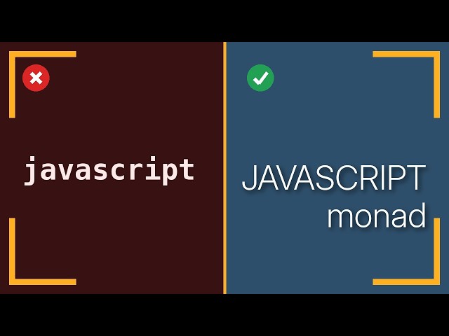 Monads in JavaScript (3 Solutions!!)